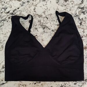 Secret Treasures Black V-Neck Bra